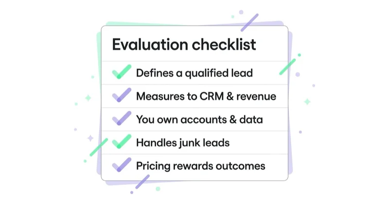 Diagram illustrating what a strong agency evaluation should produce.