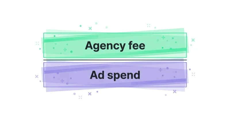 Separating agency fees, platform media and other approved costs for a transparent total investment.