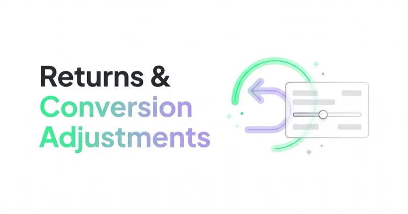 Returns and Conversion Adjustments in Google Ads for Ecommerce
