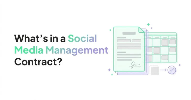 What Should Be in a Social Media Management Contract?